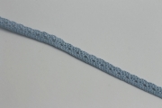 Pamut csipke (1 cm széles) - világoskék